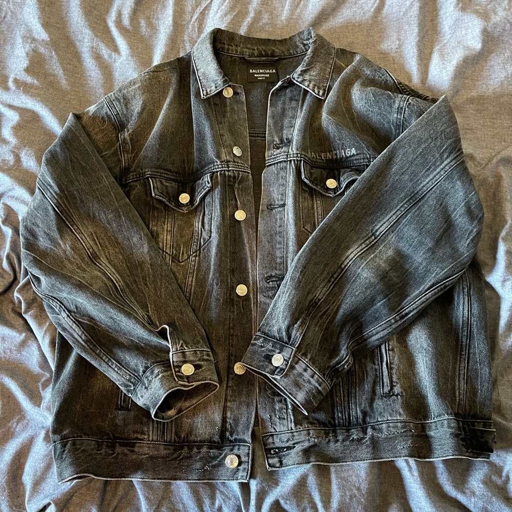 balenciaga denim jacket